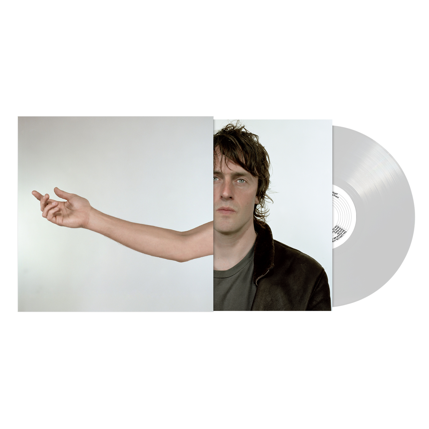 Front view of Spiritualized - Amazing Grace Dove Grey Vinyl