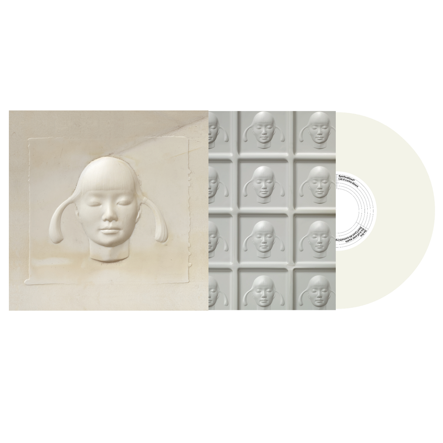 Front view of Let It Come Down Ivory Vinyl LP