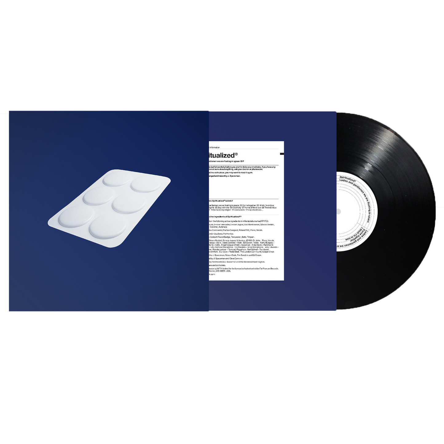 Front view of Ladies & Gentlemen Black Vinyl LP