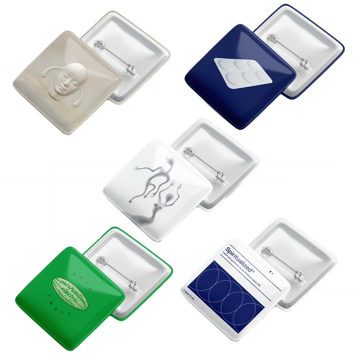 Spiritualized Badge Set