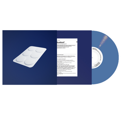 Ladies & Gentlemen Blue Vinyl and Pill Pack White Tee