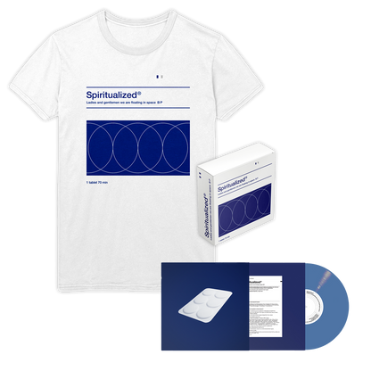 Ladies & Gentlemen Blue Vinyl and Pill Pack White Tee