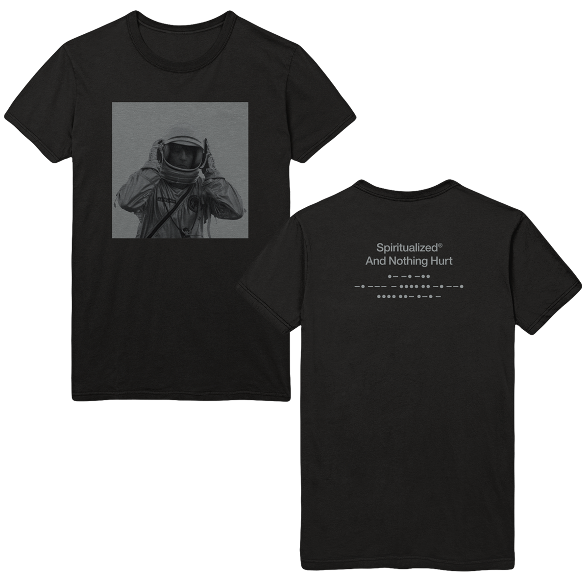 Spaceman Portrait Black Tee
