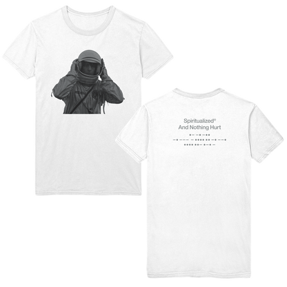 Spaceman Portrait White Tee